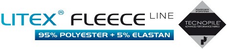 LITEX FLEECE LINE 95% Polyamid + 5% Elastan 