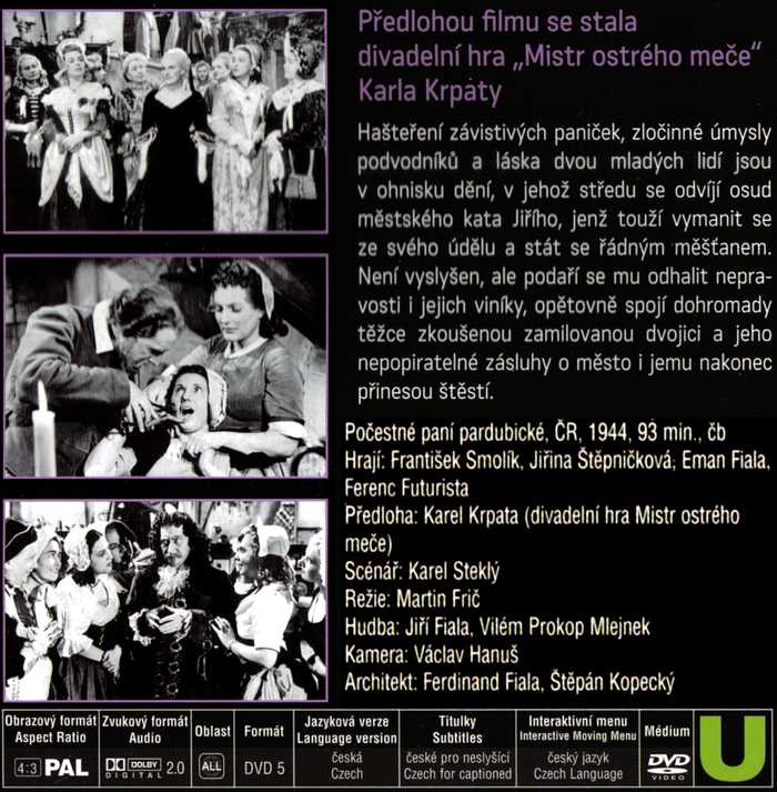 Poestn pan pardubick DVD